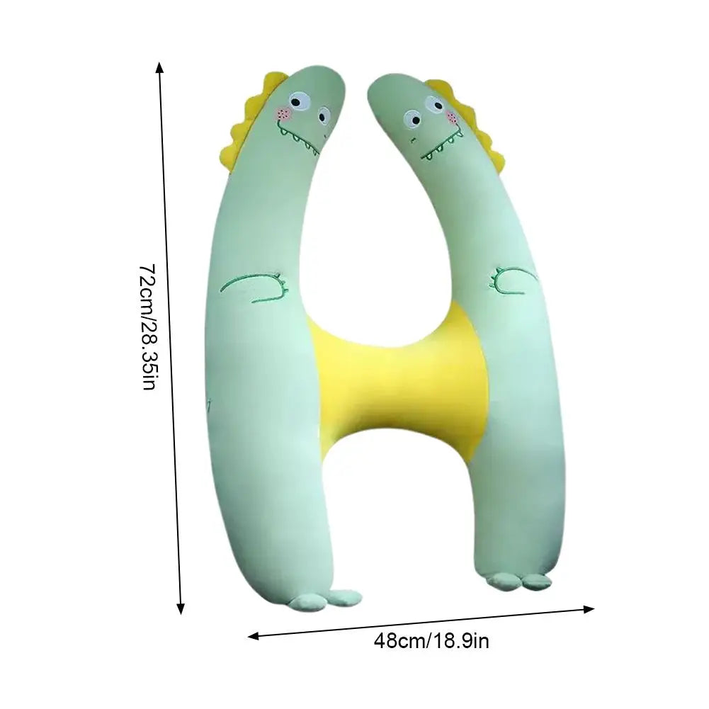 Car Child Neck Protection Pillow Child Car Sleeping Head Support Head Pillow PP Cotton Comfortable Body H Shape Travel Neck Rest