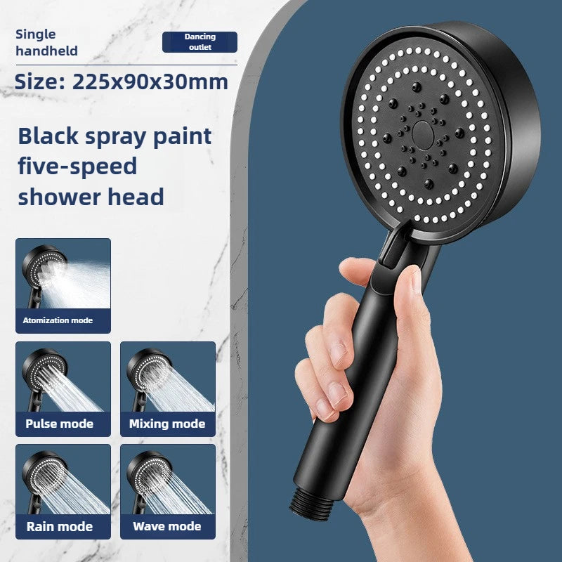 5-Mode Water-Saving Handheld Shower Head Set