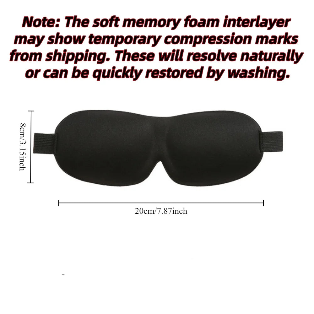 3D Memory Foam Contour Sleep Mask