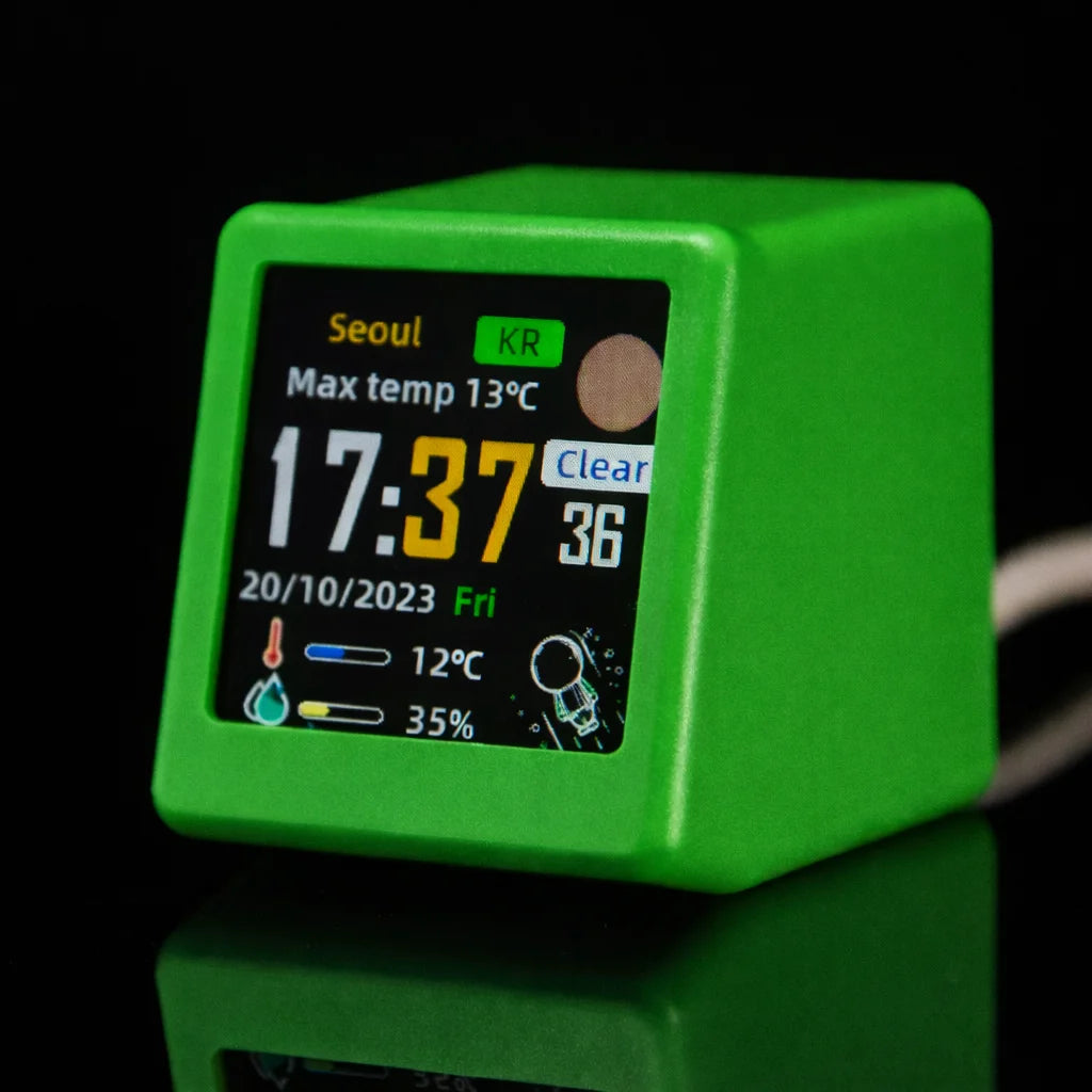 Mini Smart WiFi Desktop Digital Weather Station & Clock