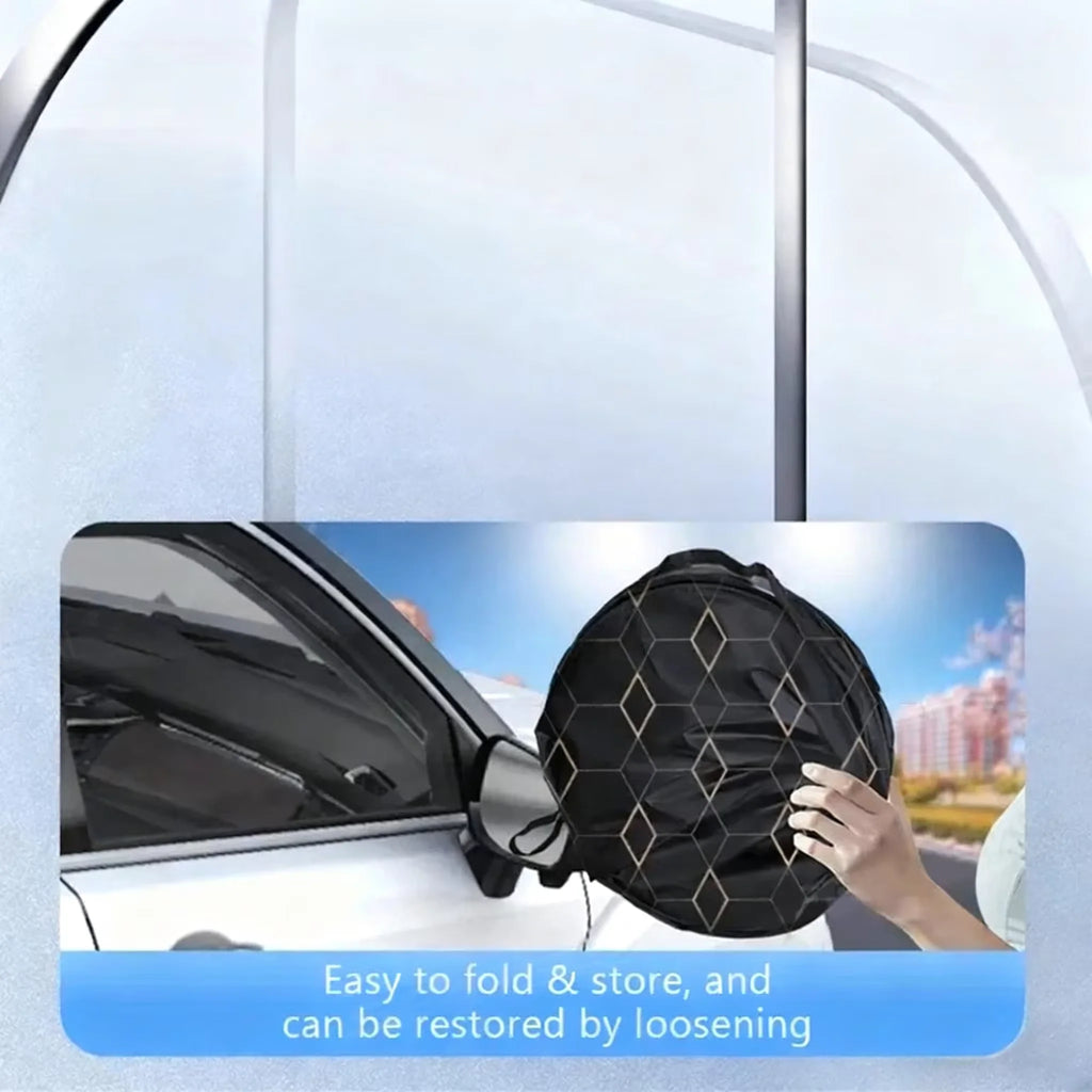 5-Layer Sun Shade – Foldable UV-Reflective Front Window Cover