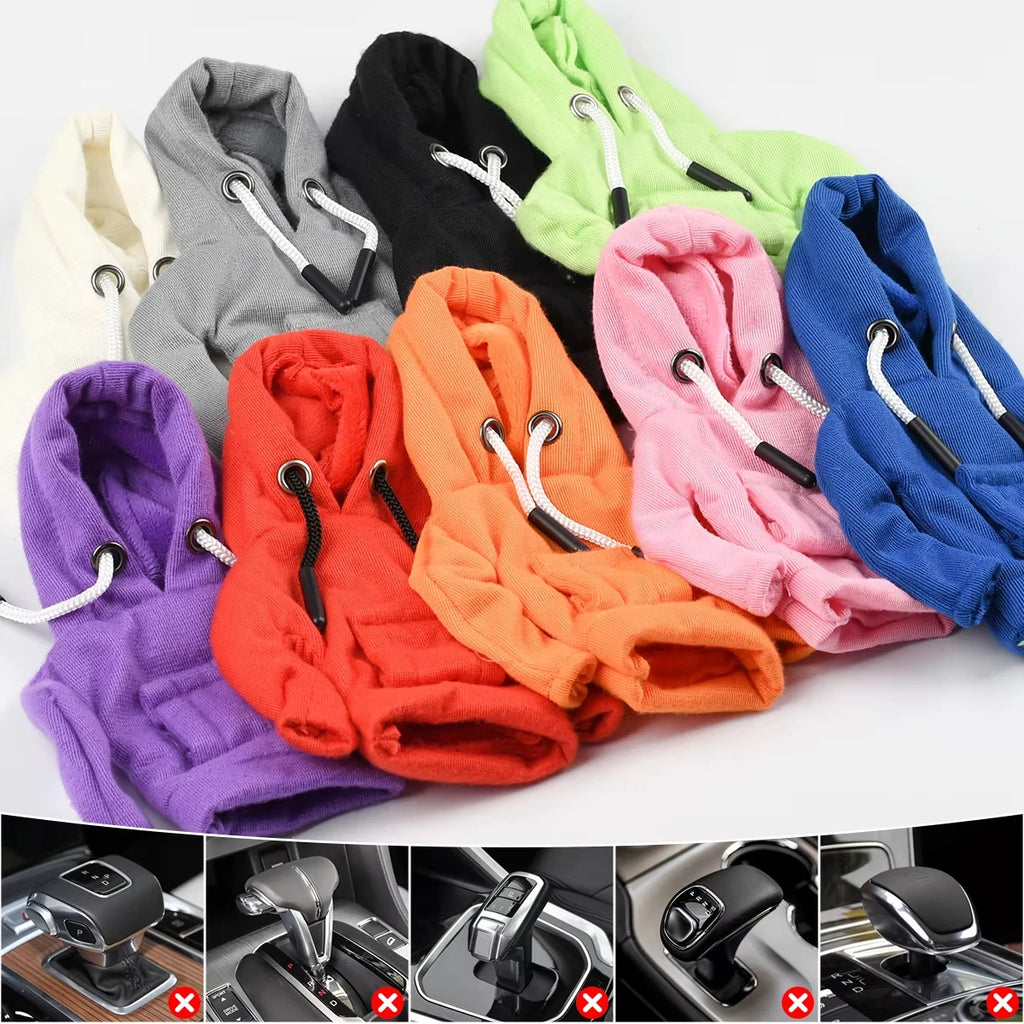 Universal Mini Hoodie Car Gear Shift Cover