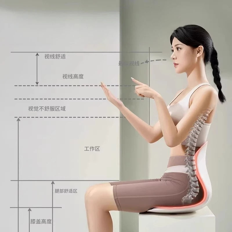 Positive waist cushion, sedentary artifact, anthropological waist support cushion, seat waist support, office cushion massage