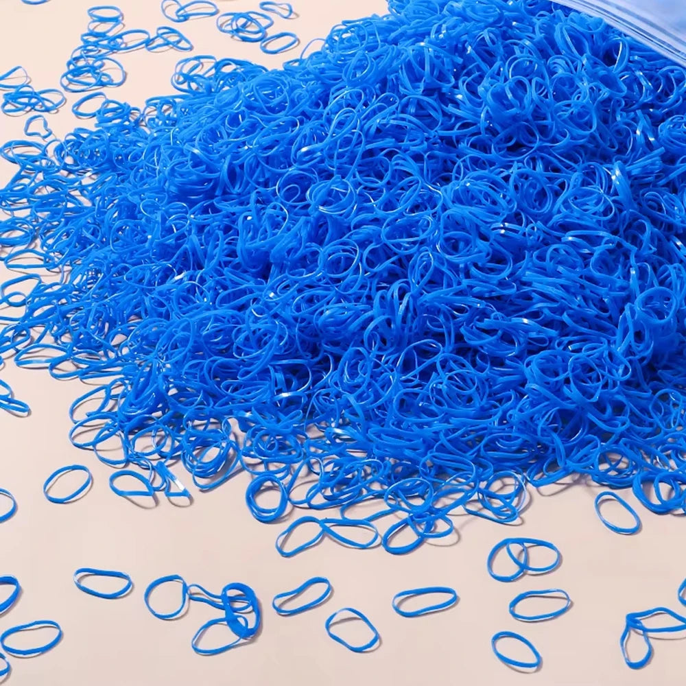 Bulk Colorful Disposable Elastic Hair Ties Set