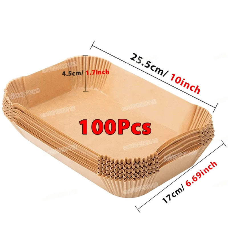 Round Non-Stick Air Fryer Disposable Paper Liners