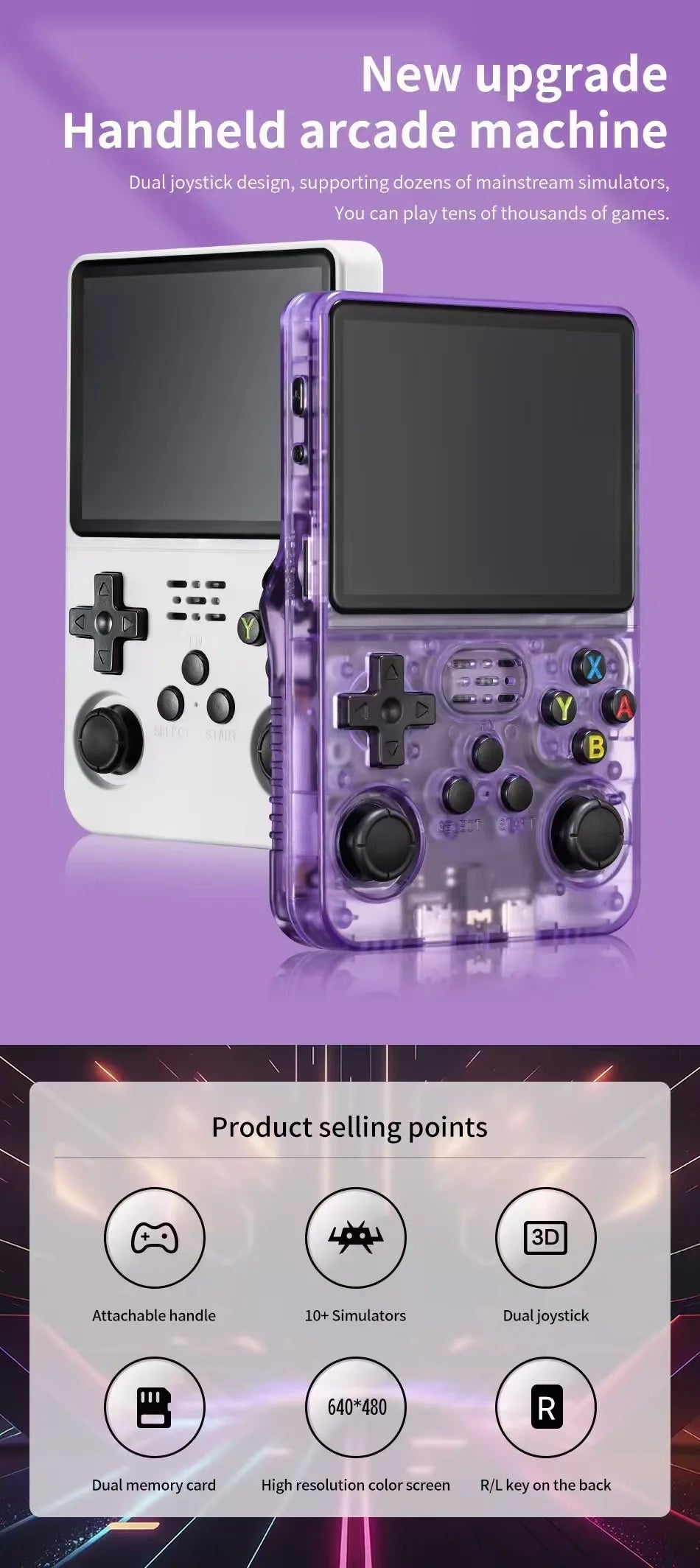 R36S Retro Handheld Linux Gaming Console