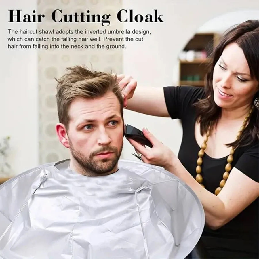 Foldable Waterproof Hair Cutting Cloak Umbrella
