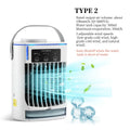 Portable Desktop Air Cooler with Dual Ultrasonic Mist, Activated Carbon Filter & 4-Speed Timer – USB Rechargeable