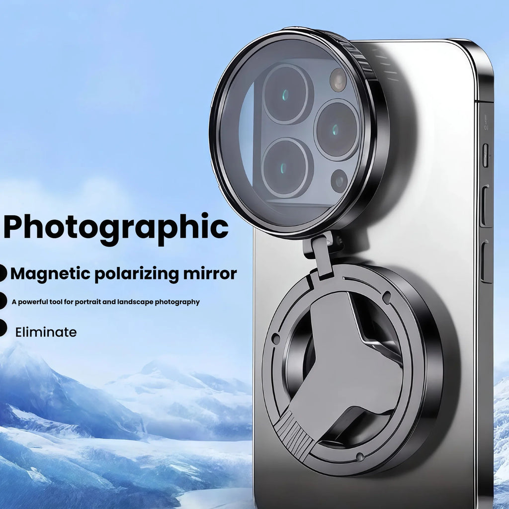 HD Magnetic Phone CPL Filter - Anti-Glare Lens for Mobile Photography