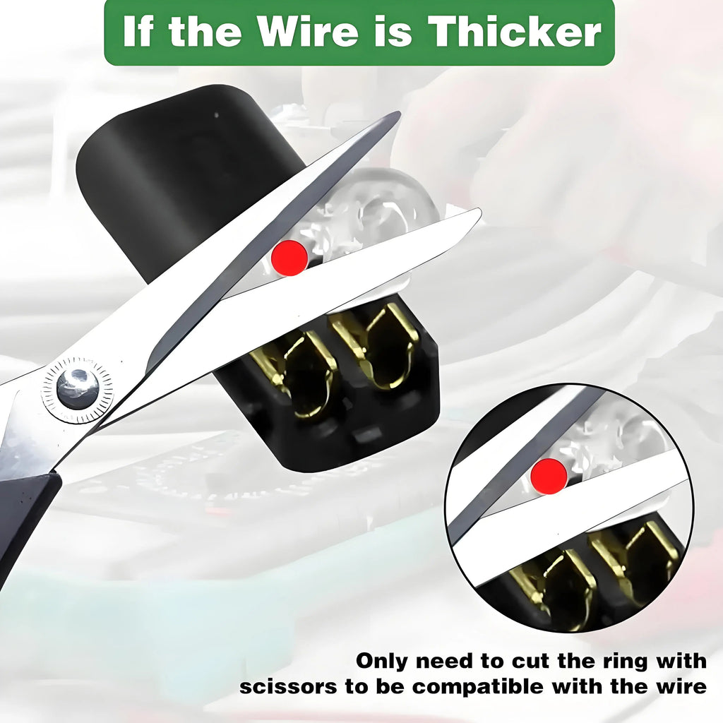 Universal 2-Pin Waterproof Electrical Wire Connector Kit