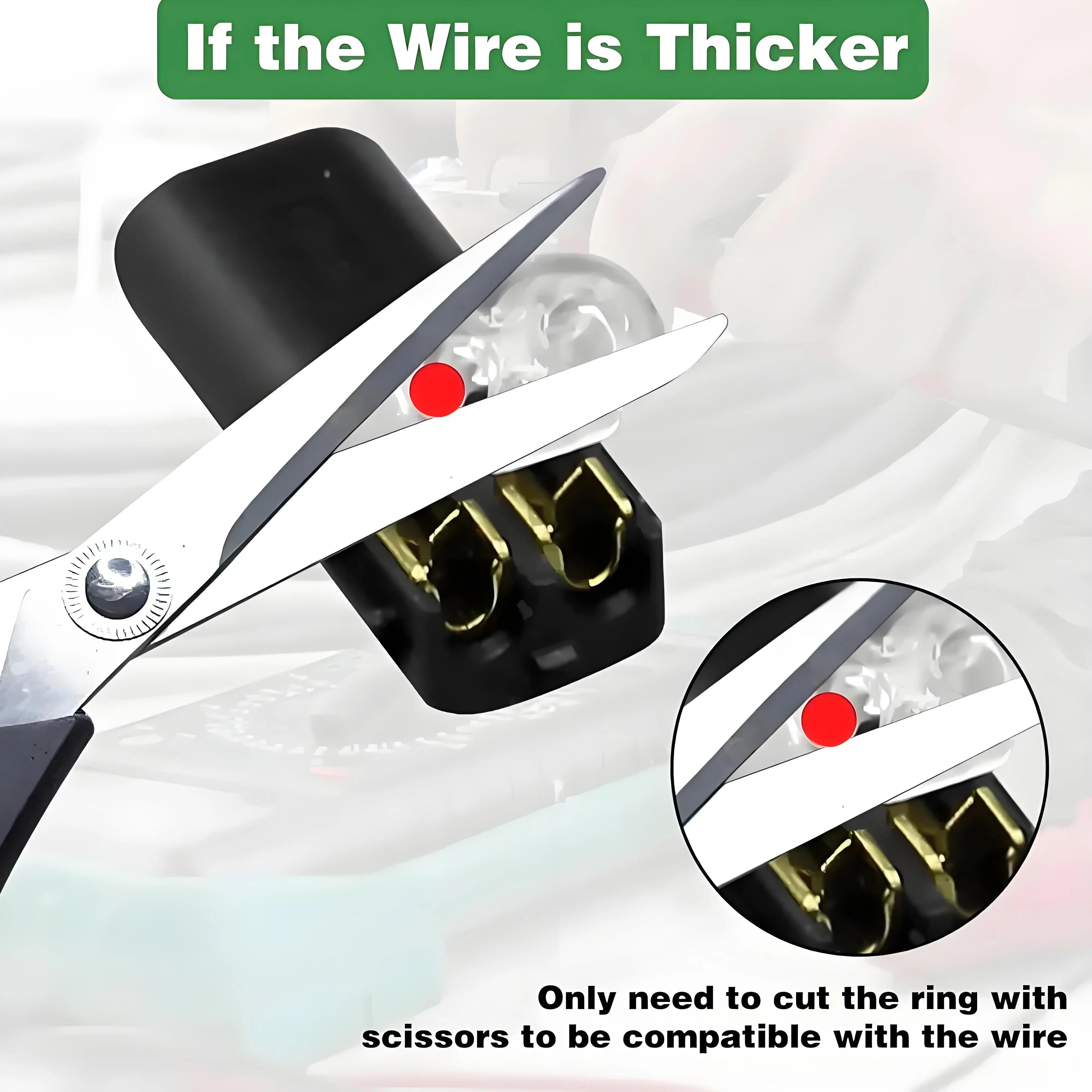 Universal 2-Pin Waterproof Electrical Wire Connector Kit
