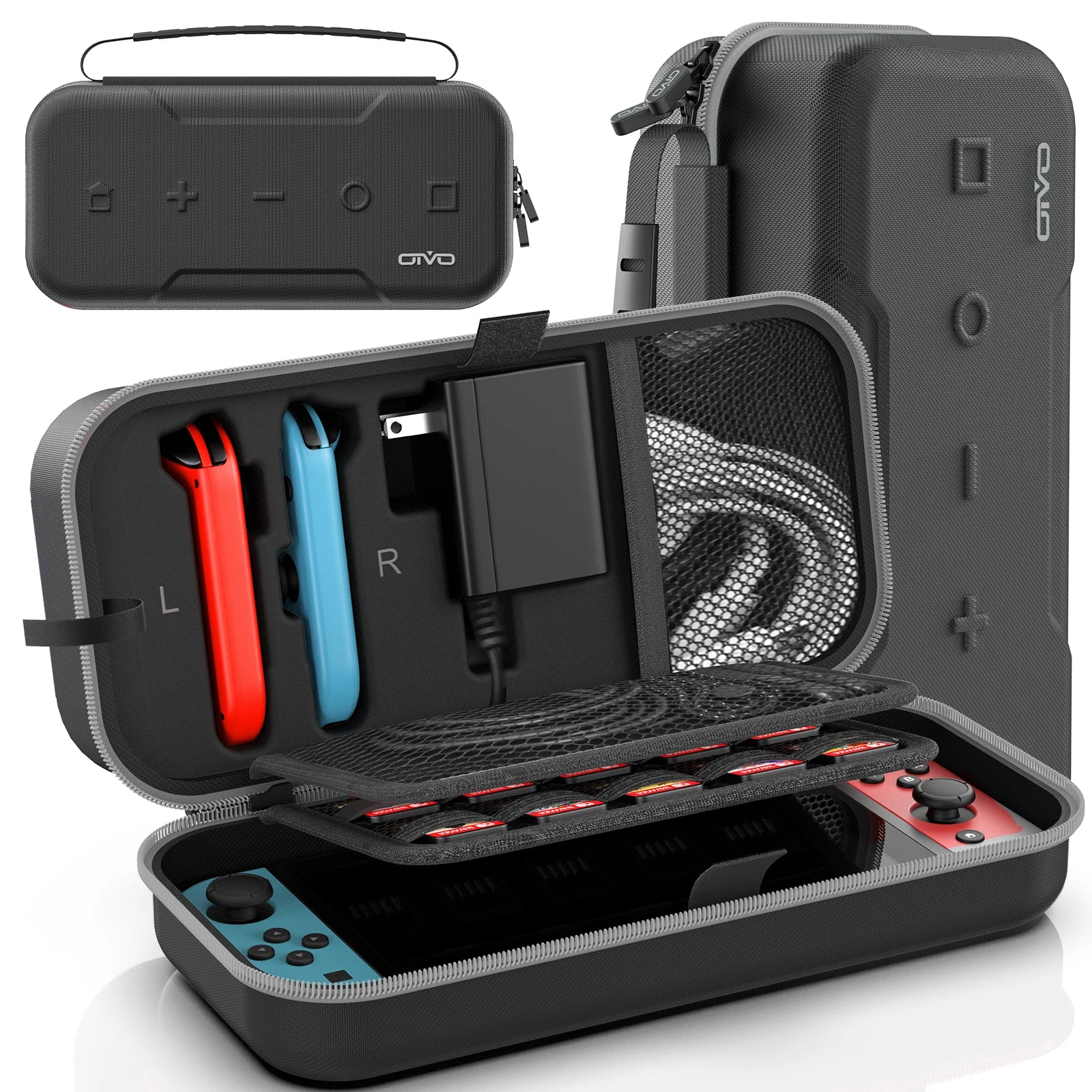 Large Storage Bag for Switch Portable Carrying Protective Case Anti-Scratch Waterproof Travel Bag for N-Switch OLED
