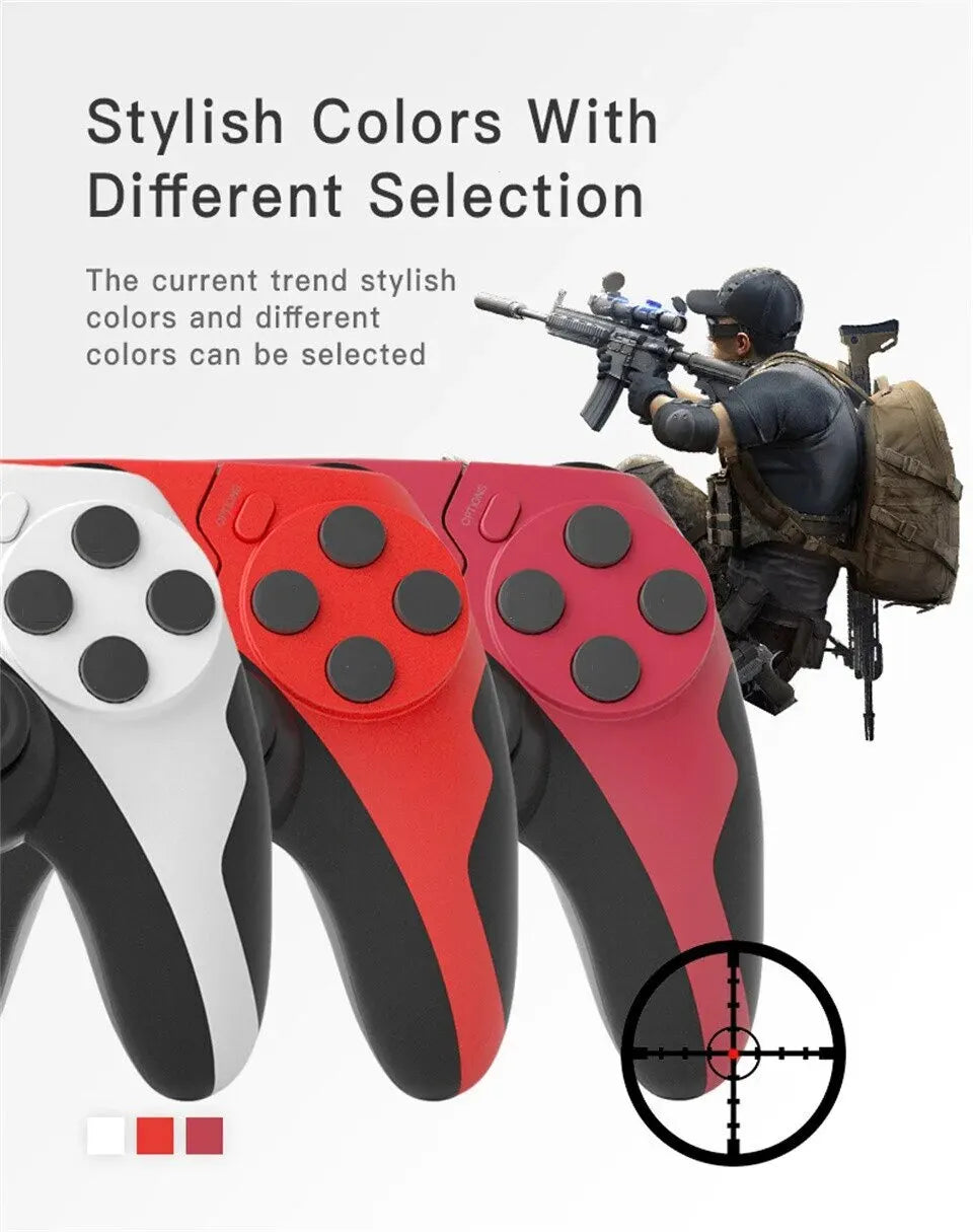 P48 Wireless Gamepad with Six Axis Gyroscope Game Controller For PS4 PS3 Console Wins 7 8 10 Dual Vibration PC Joystick