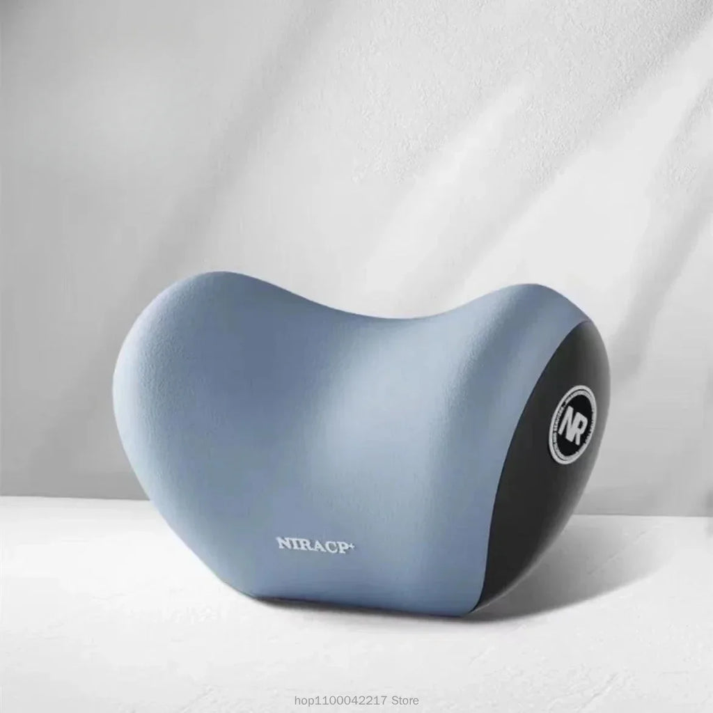 Ergonomic memory foam car seat cushion - suitable for all seasons comfort car headrest - lumbar cushion or headrest or set