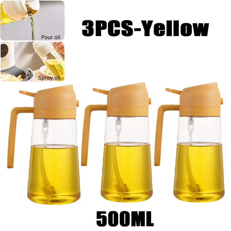 Refillable Cooking Oil Sprayer & Dispenser Bottle