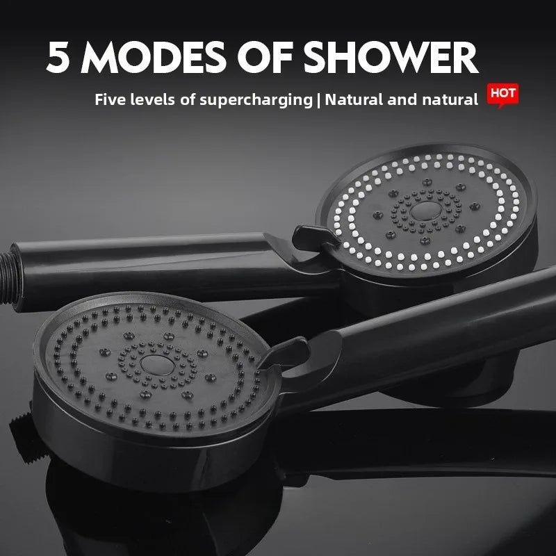 5-Mode Water-Saving Handheld Shower Head Set