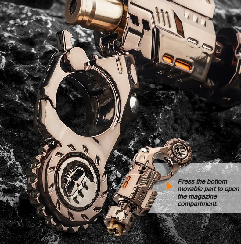Shell-Ejecting Alloy Toy Pistol & Fidget Spinner Desk Gadget | Free Shipping | Trend Pixel Store