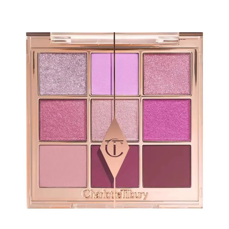 Velvet & Silk Shimmer Eyeshadow Palette with Cream Blush – Dewy Glow