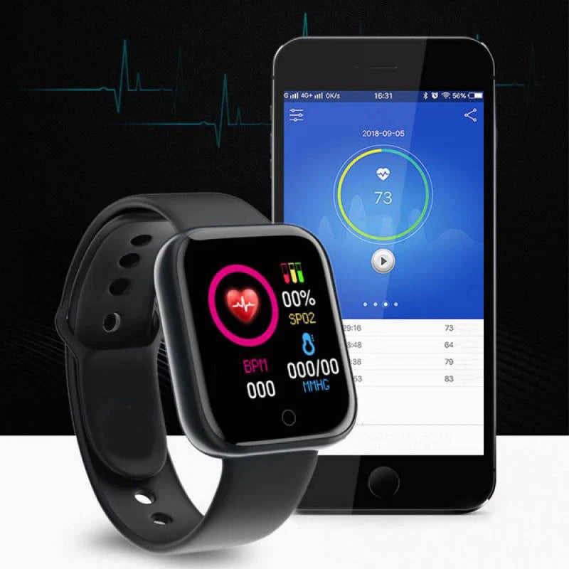 Bluetooth Smart Watch with Fitness & Sleep Tracker