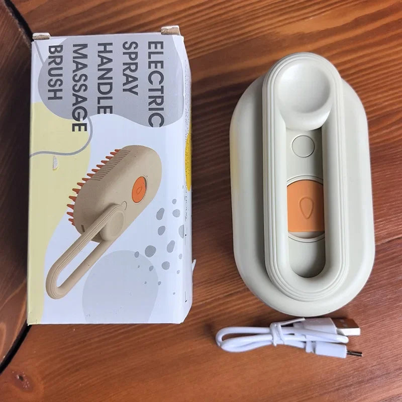 3-in-1 Pet Steamy Grooming & Massaging Brush