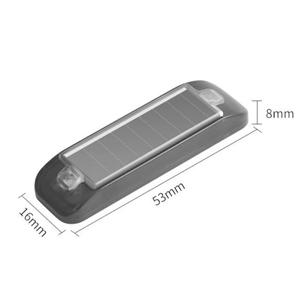 Solar-Powered Wireless Simulated Car Alarm Warning Light