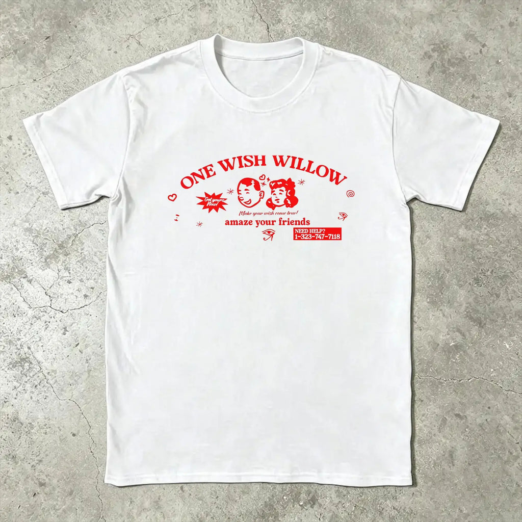 One Wish Willow Obsession Funny 100% Cotton T-Shirt | Free Shipping | Trend Pixel Store
