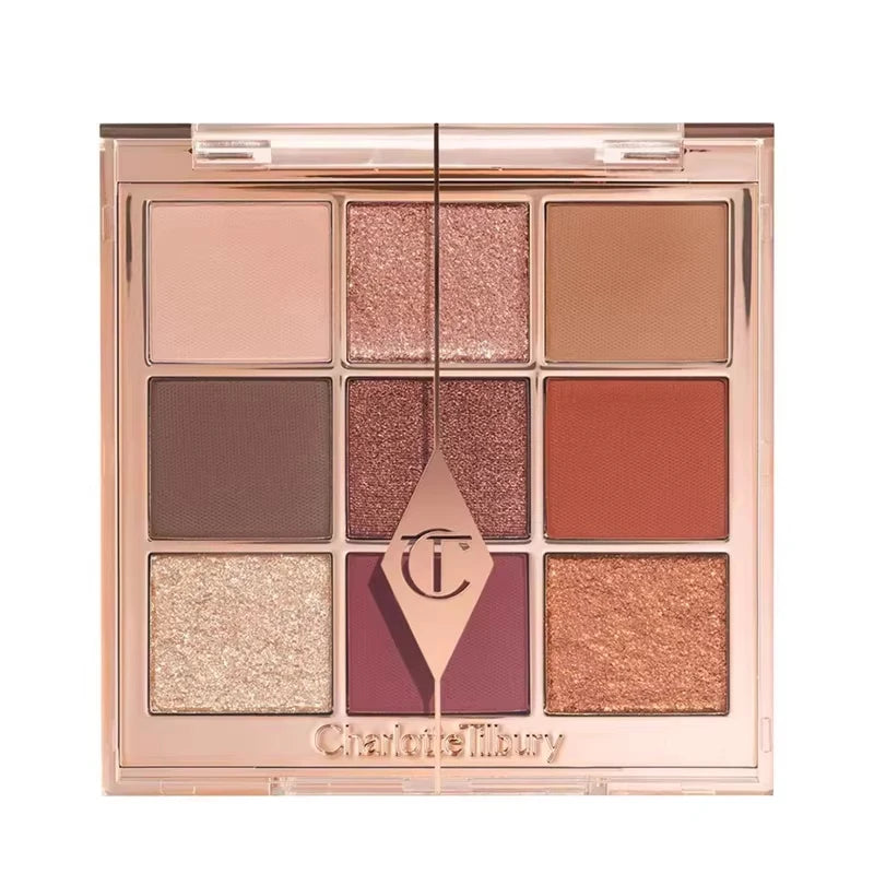 Velvet & Silk Shimmer Eyeshadow Palette with Cream Blush – Dewy Glow