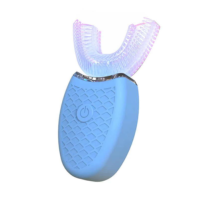Sonic Automatic Electric Toothbrush For AdultUShaped 360 Degree Toothbrush USB RechargeableTeeth Cleaning & Whitening Brush