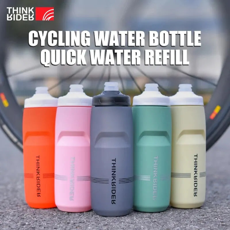 620ml/750ml Bicycle Bottle MTB Road Bike Water Bottle Outdoor Sports Plastic Portable Large Capacity Drink Cycling