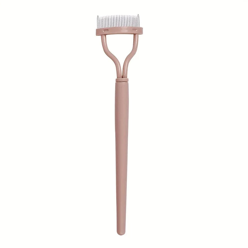 Curved Eyelash Brush Tool - Eyelash Separator and Styling Accessory, Precision Comb Curved Eyelash Brush Eyelash Grooming Tool f