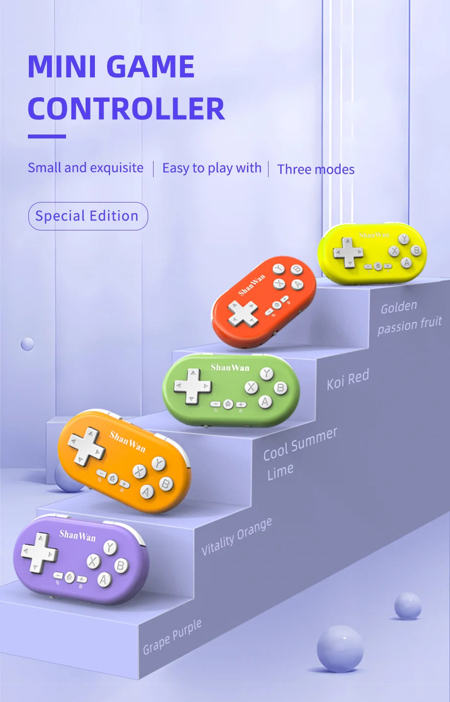 Mini game controller handheld game console portable pocket controller