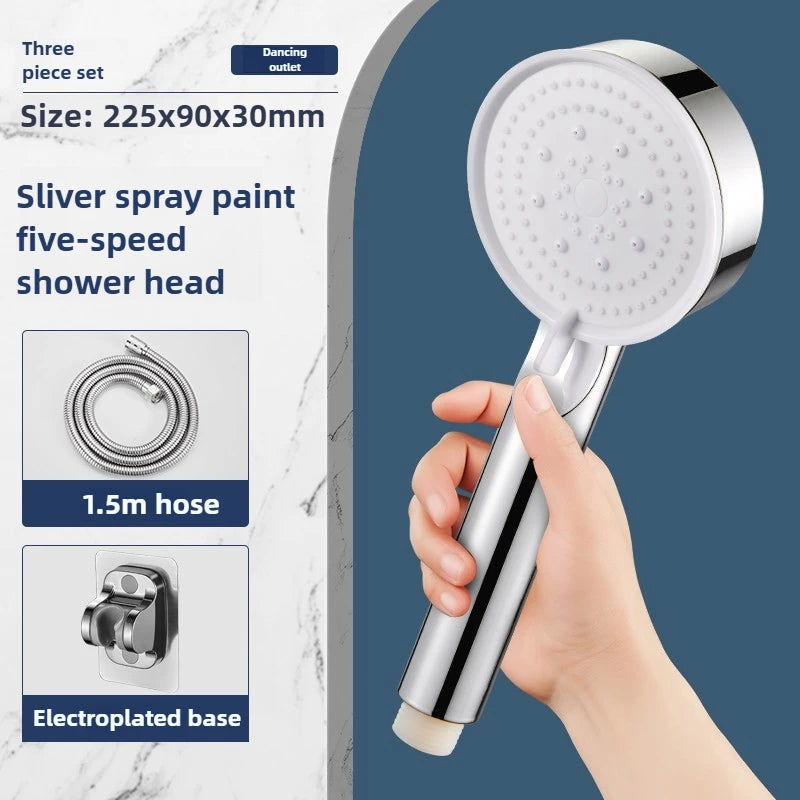 5-Mode Water-Saving Handheld Shower Head Set