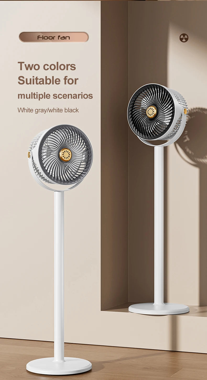 Wireless Fan Height Adjustable Outdoor Travel Camping Long Endurance USB Charging Portable Student Dormitory High Wind Power