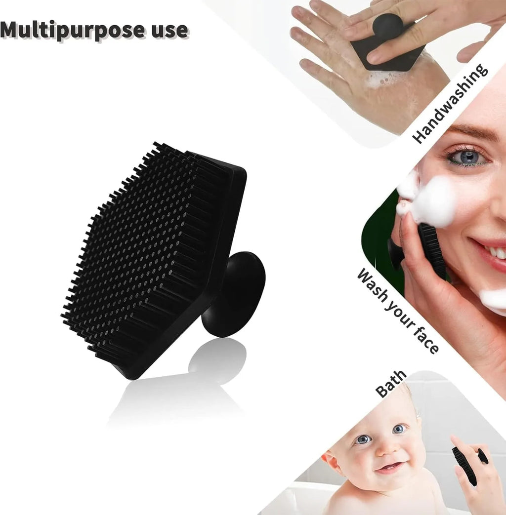 Face Cleaning Brush Scrubber Silicone Miniature Face Deep Clean Shave Massage Face Scrub Brush Face Cleaner For Men