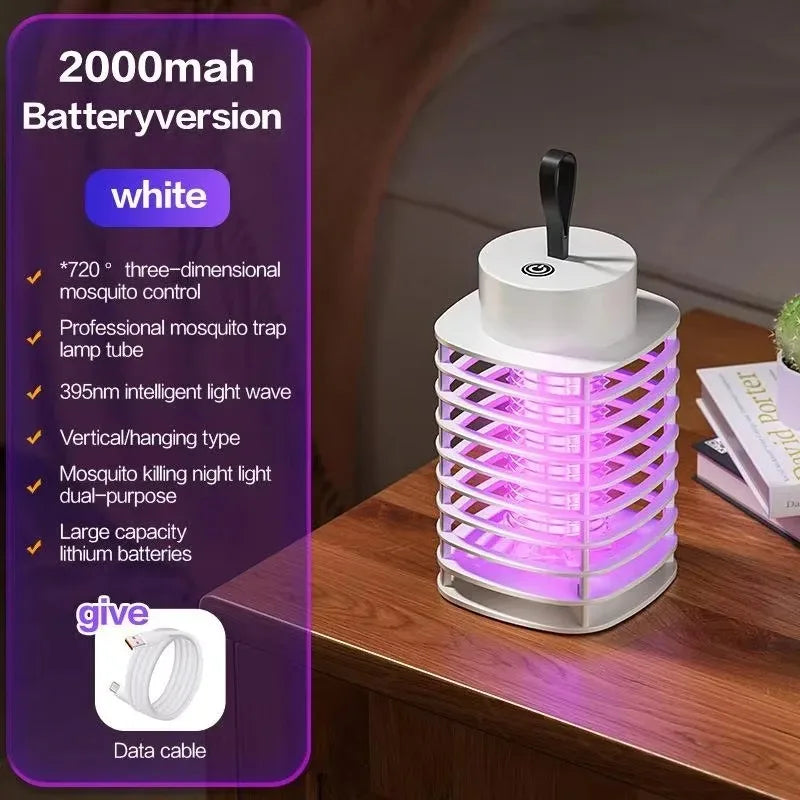 Mute Mosquito Killing Lamp Anti-Mosquito Lamp Portable Electronic Mosquito Killer Mosquito Terminator Mosquito Repellent Lamp