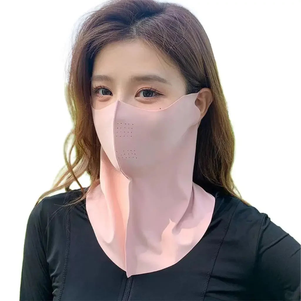 UPF50+ New Sun Protection Face Mask Breathable Moisturizing Sunscreen Mask Spring Summer Fashion Protection UV Protection Women