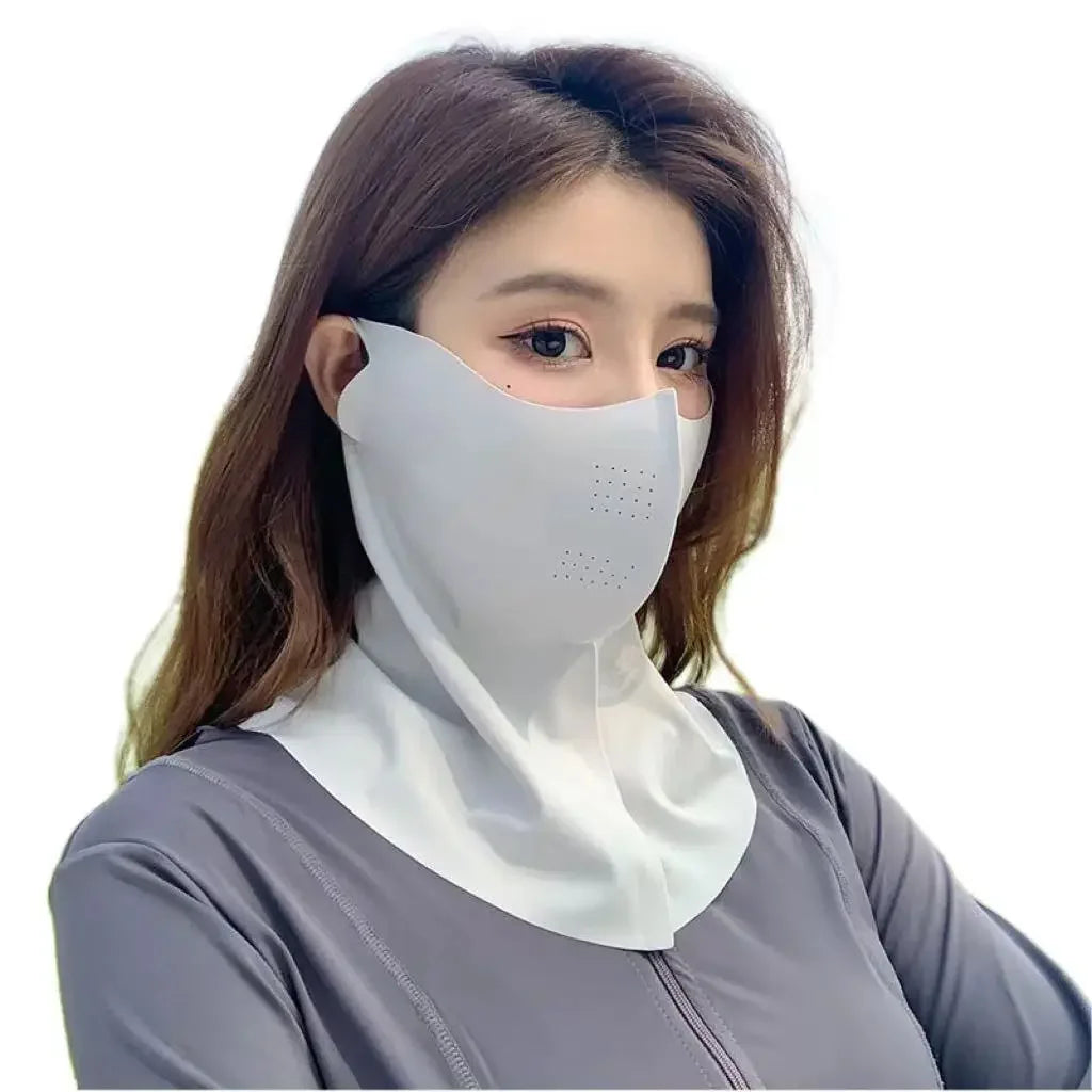 UPF50+ New Sun Protection Face Mask Breathable Moisturizing Sunscreen Mask Spring Summer Fashion Protection UV Protection Women
