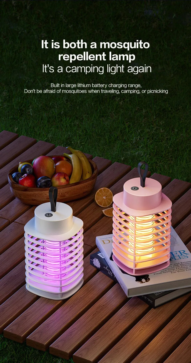 Mute Mosquito Killing Lamp Anti-Mosquito Lamp Portable Electronic Mosquito Killer Mosquito Terminator Mosquito Repellent Lamp