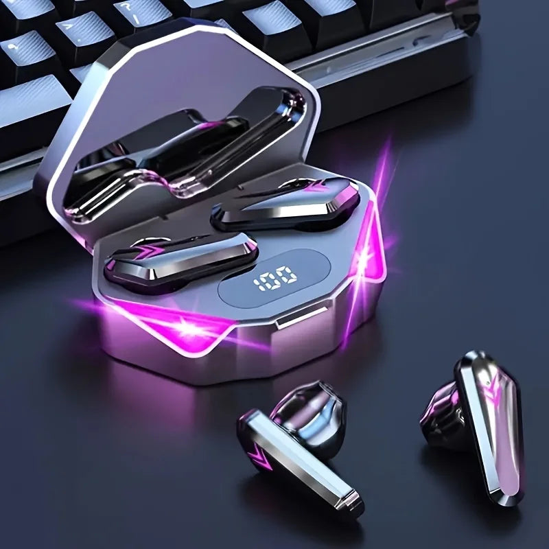 X15 TWS Wireless Gaming Earbuds with LED Display