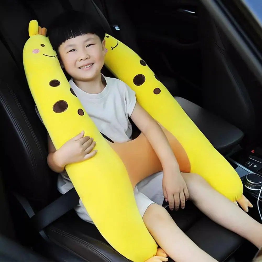 Car Child Neck Protection Pillow Child Car Sleeping Head Support Head Pillow PP Cotton Comfortable Body H Shape Travel Neck Rest
