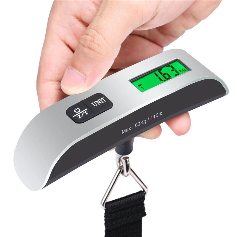 Portable Digital LCD Luggage Scale (50kg / 110lb)