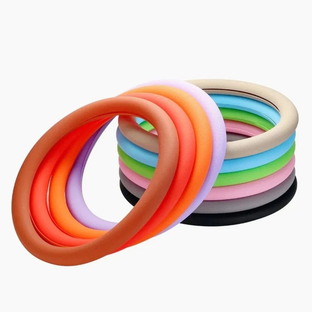 Anti-Skid Silicone Steering Wheel Cover – Comfortable Grip, Universal Fit