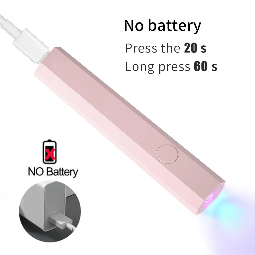 YIKOOLIN Handheld UV/LED Nail Curing Lamp