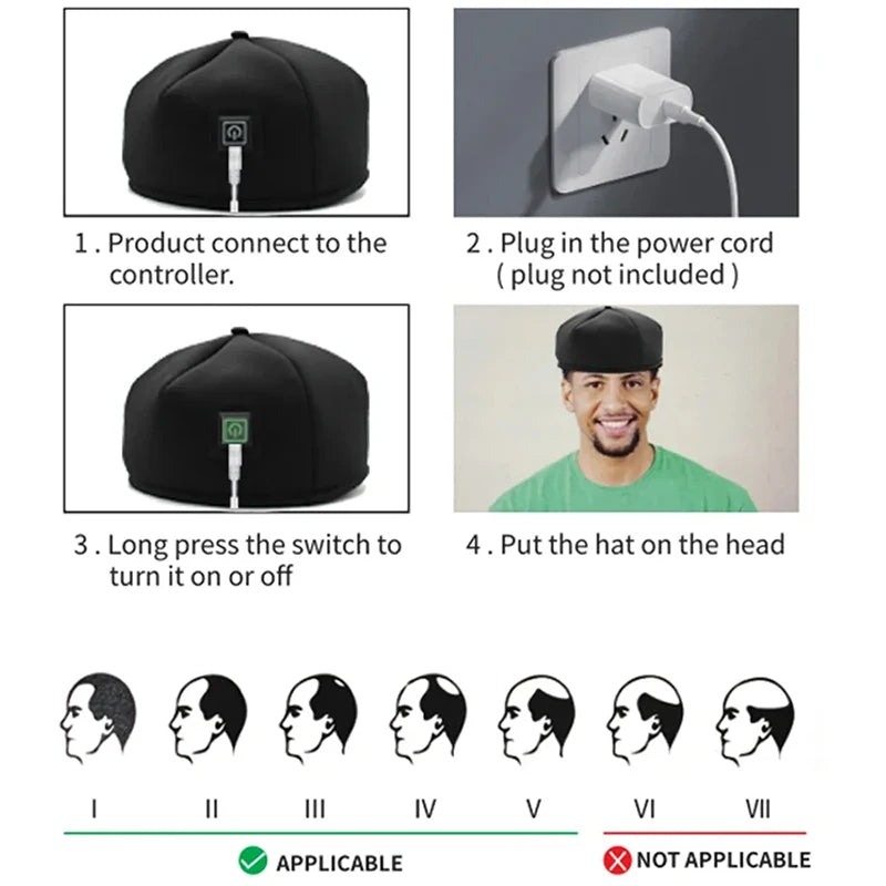 Red Light Therapy Hair Growth Helmet
