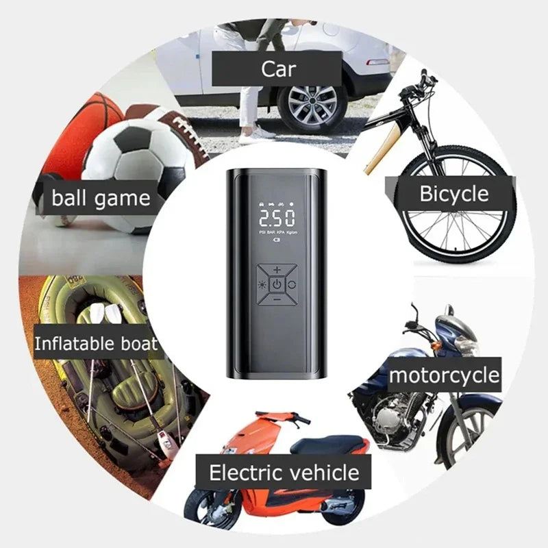 150PSI Portable Wireless Electric Tire Inflator & Pump