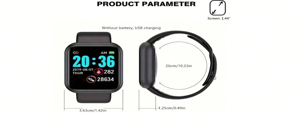 Bluetooth Smart Watch with Fitness & Sleep Tracker