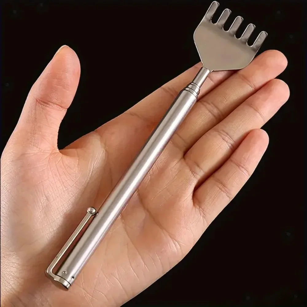 Telescopic Stainless Steel Pocket Back Scratcher