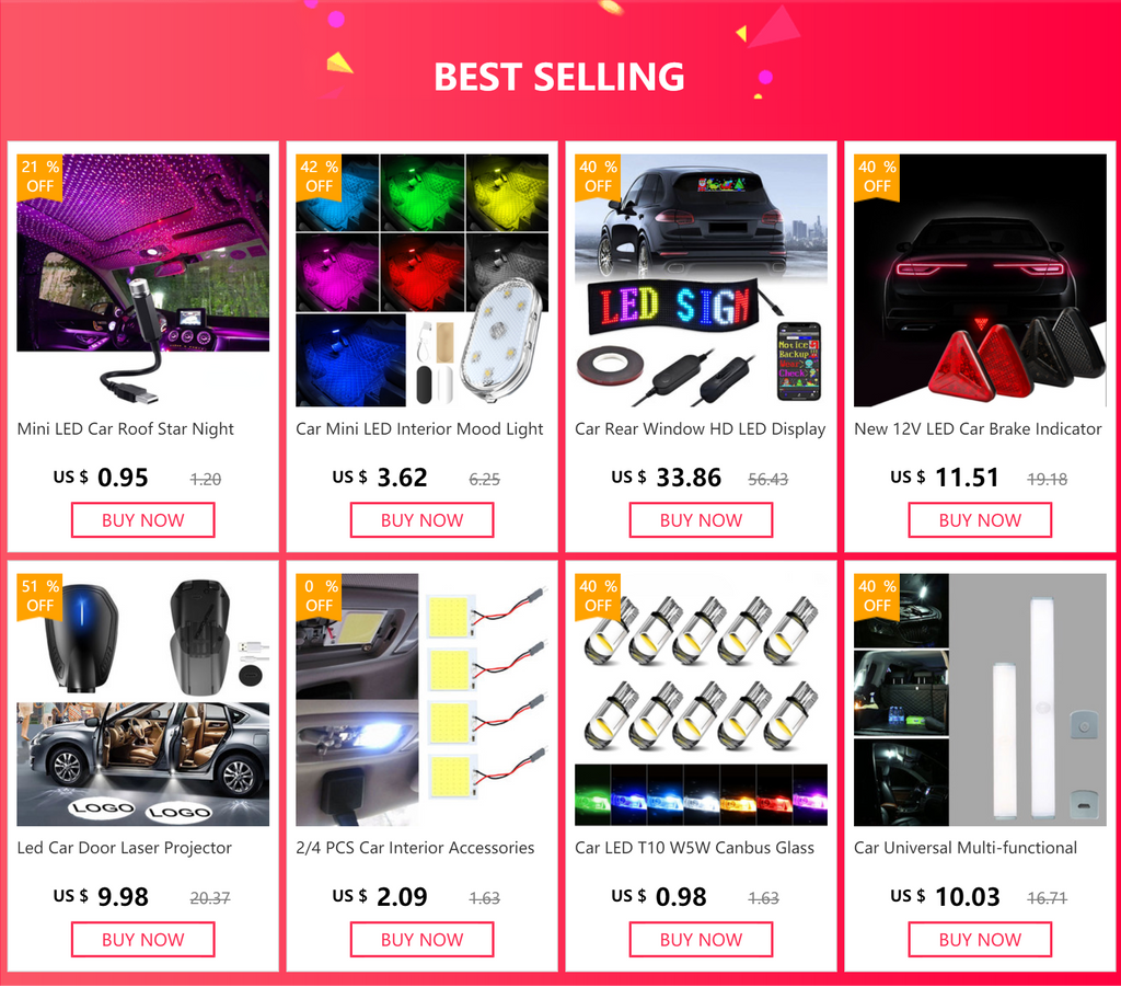 USB Mini LED Car Roof Starry Night Light Projector