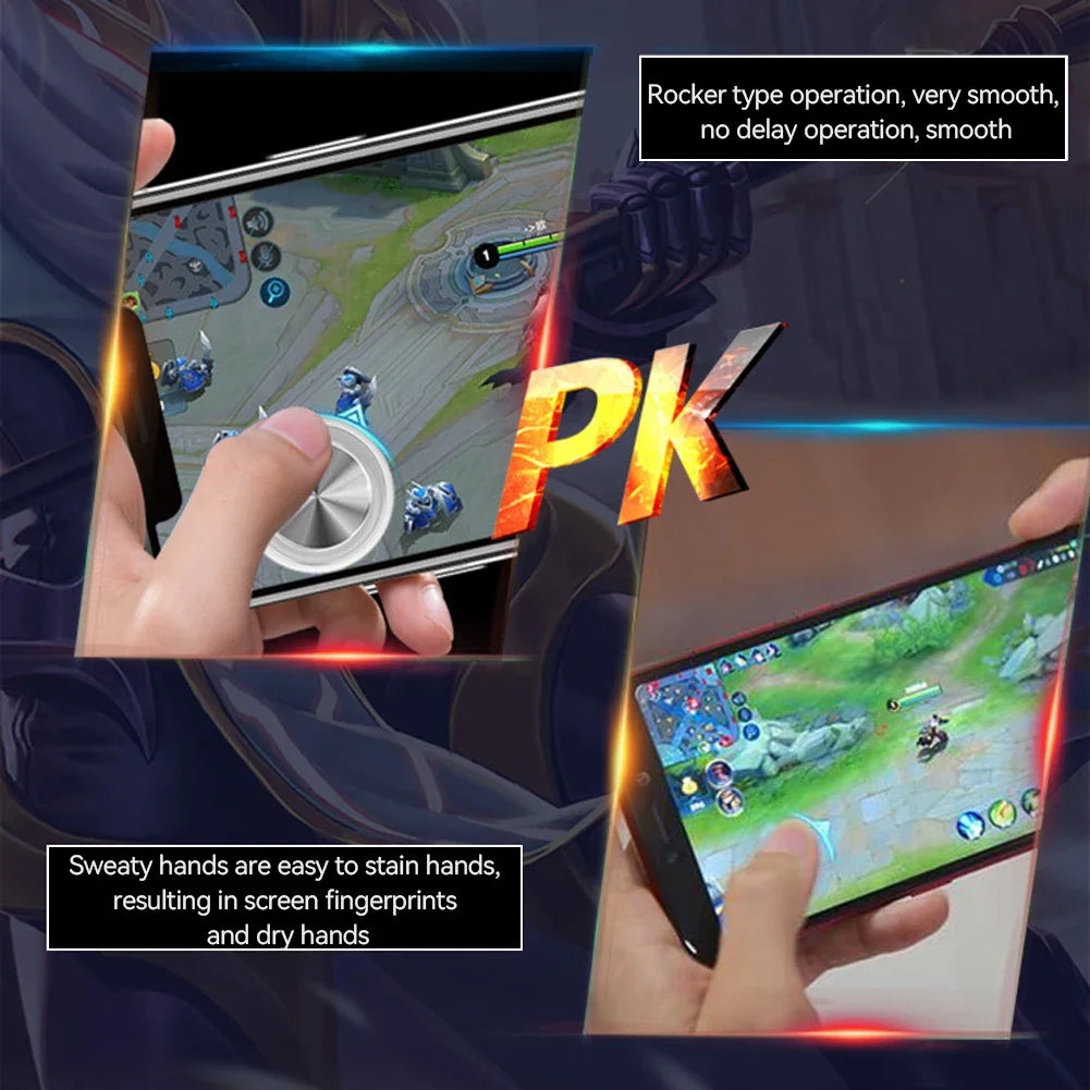 Round Metal Mobile Game Joystick with Box | Free Shipping | Trend Pixel Store