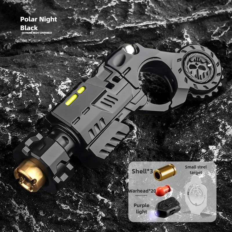 Shell-Ejecting Alloy Toy Pistol & Fidget Spinner Desk Gadget | Free Shipping | Trend Pixel Store